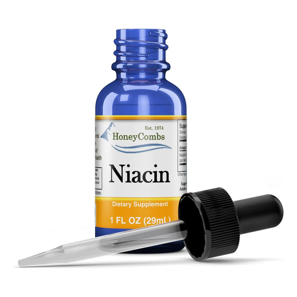 Gotas Líquidas De Vitamina B3 Niacina 80 Mg Sin Alcohol 30 Ml Suplemento Energía Y Piel