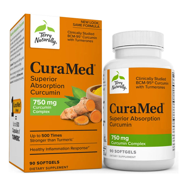 Complejo De Curcumina 750 Mg 90 Capsulas Blandas Absorcion Superior Bcm95