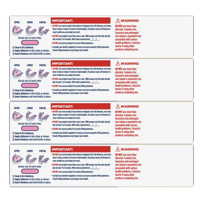 Fixodent Ultra Max Hold Secure Crema Adhesiva Para Dentaduras Postizas 4 Unidades 2.2 Onzas