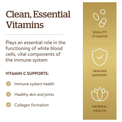 Vitamina C 500 Mg Solgar Antioxidante E Inmunologico 250 Capsulas Veganas