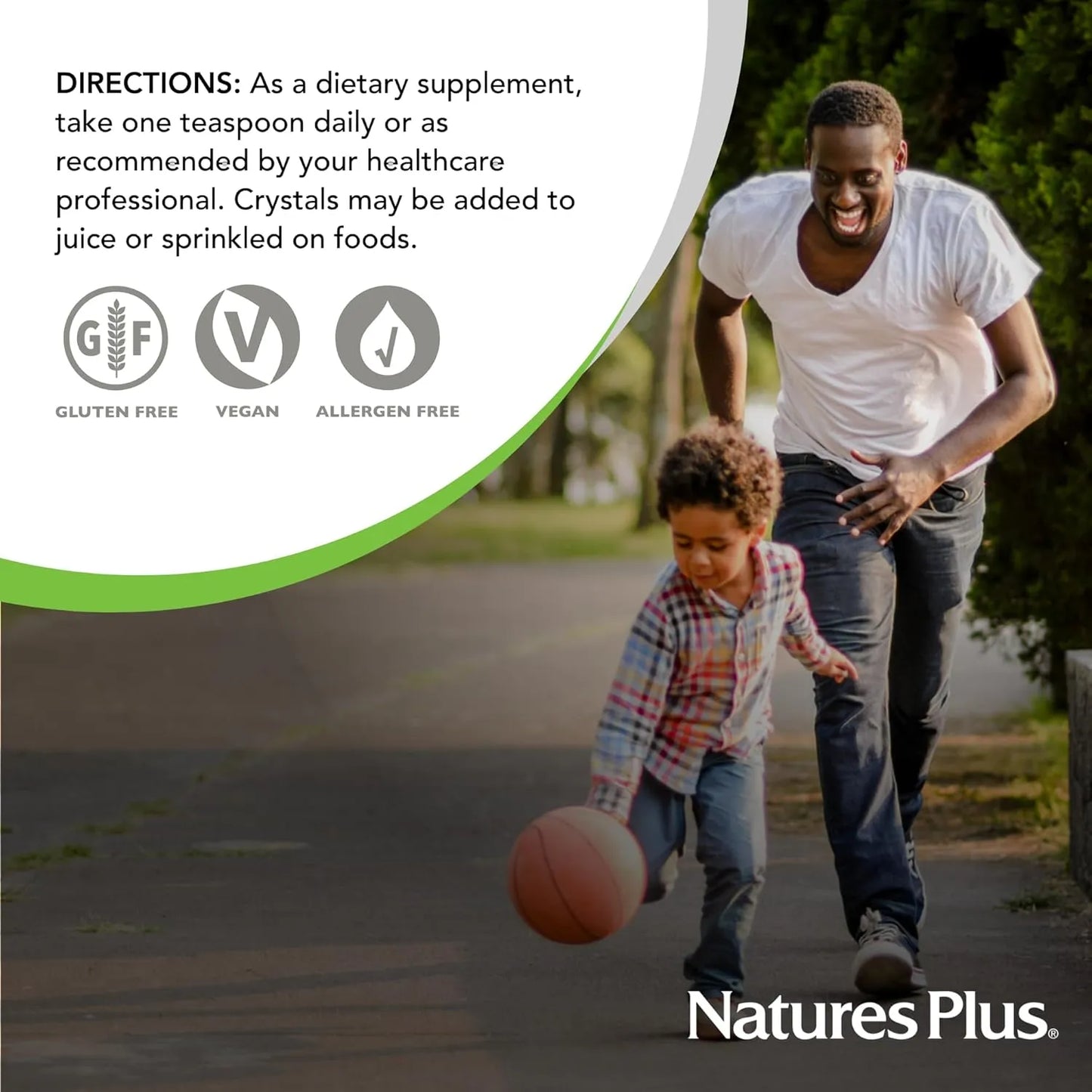 Microcristales Vitamina C NaturesPlus 8 Onzas Paquete Doble Antioxidante Salud Inmunológica