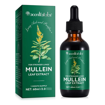 Gotas De Extracto De Gordolobo Con Clorofila Para Pulmones Y Salud Respiratoria