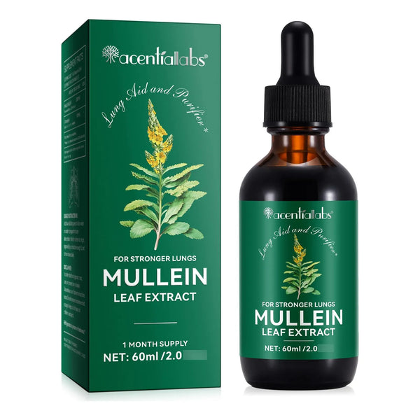 Gotas De Extracto De Gordolobo Con Clorofila Para Pulmones Y Salud Respiratoria