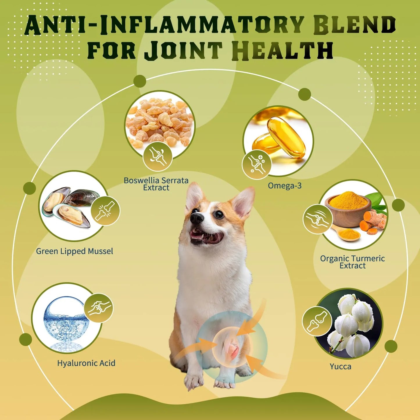 Glucosamina Y Sulfato De Condroitina Para Perros Salud Artic Suplemento Articulaciones