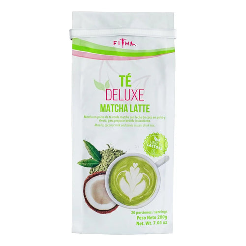 Té Matcha Latte Ceremonial Con Crema De Coco Y Avena En Polvo 20 Porciones Energía Natural