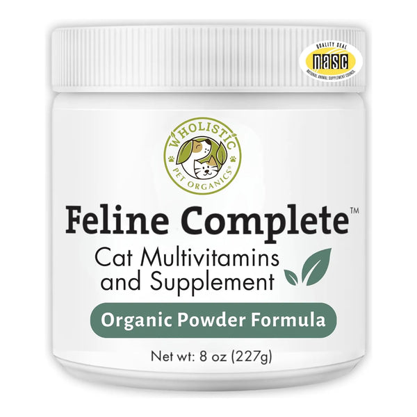 Polvo Multivitamínico Y Probiótico Natural Para Gatos 226 Gramos Wholistic Pet Organics