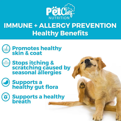 Alivio Picazón Alergias Inmunidad Respiratoria Perro Pet Chef 120 Ml