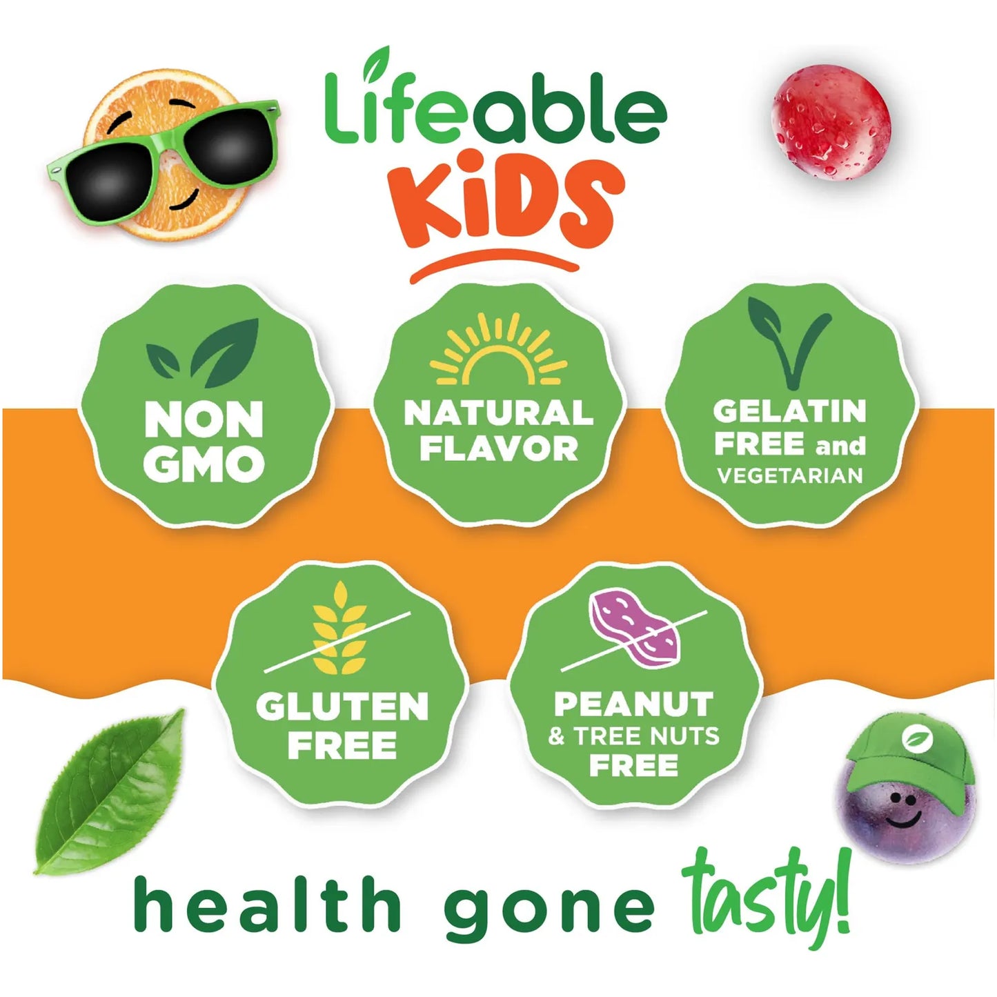 Gomitas Vinagre Sidra Manzana Para Niños 500 Mg Sabor Natural 60 Unidades