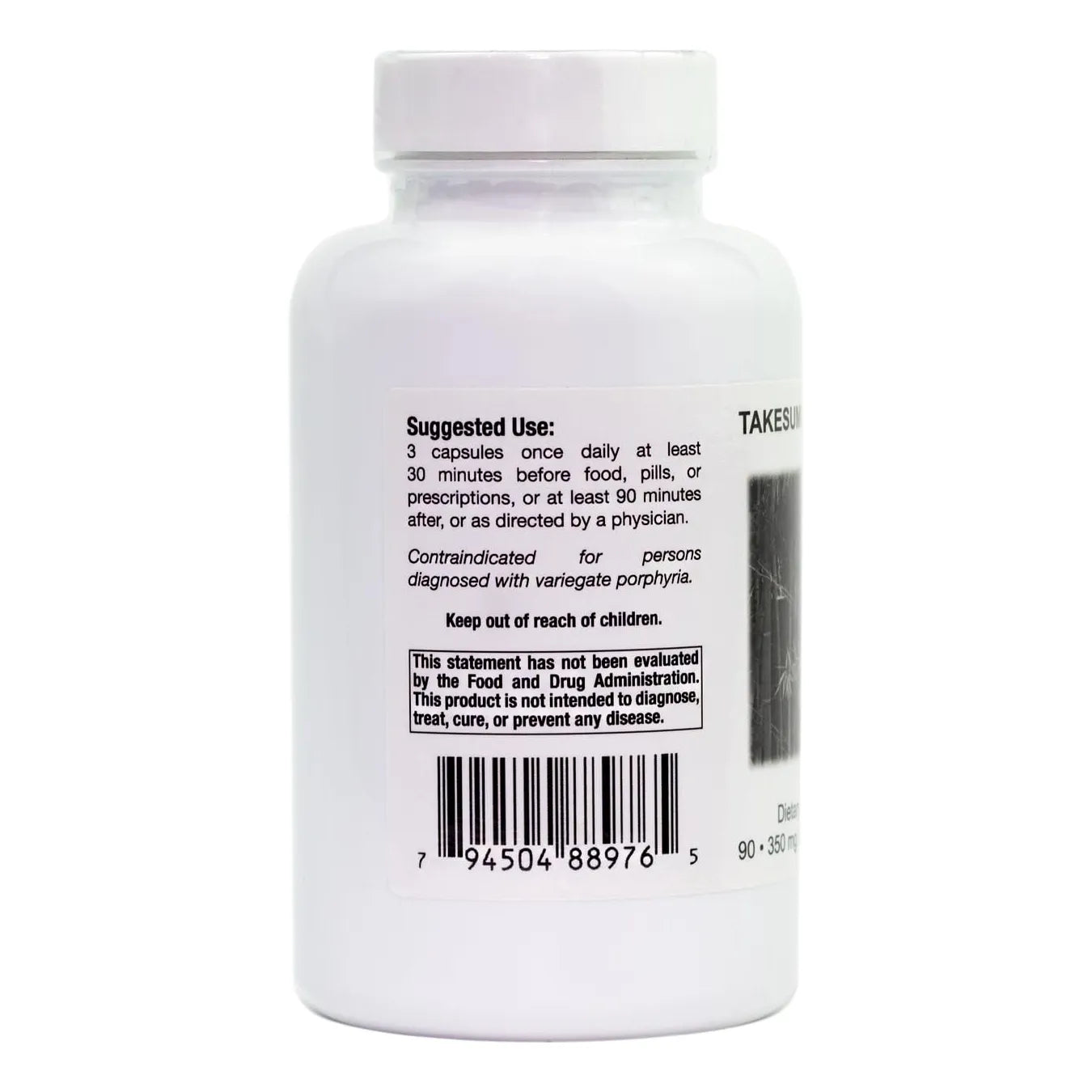 Carbón De Bambú Activado Puro 90 Cápsulas Detox Natural Efectivo