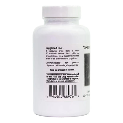 Carbón De Bambú Activado Puro 90 Cápsulas Detox Natural Efectivo