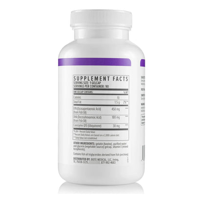 Omega 3 Y Coq10 90 Capsulas Salud Corazon Cerebro Energia