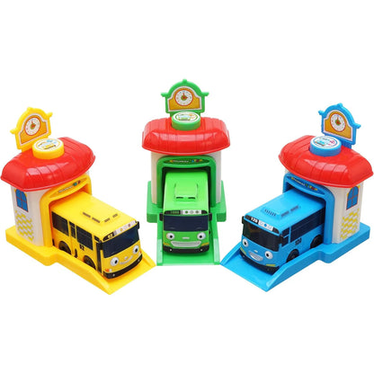 Tayo Pequeño Autobús Con Estación Lanzadora Set Rogi Tayo Rani Diversión y Aprendizaje
