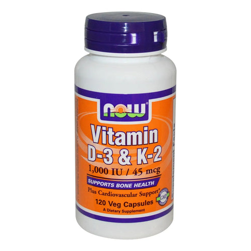Vitamina D3 Y K2 120 Cápsulas Veganas Paquete Doble Importado EE.UU.