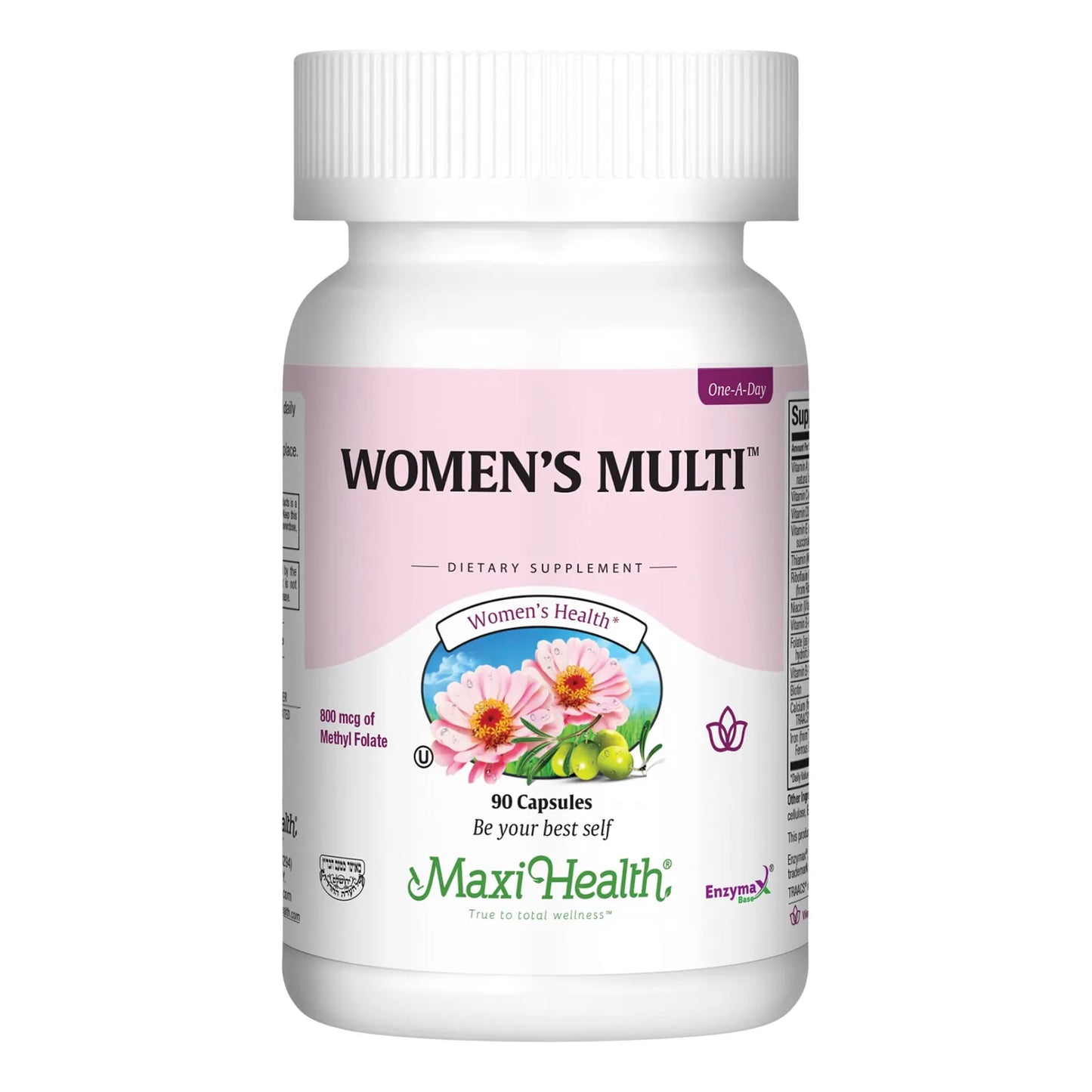 Multivitamínico Diario Femenino Con Biotina Vitaminas A B C D E Calcio Zinc