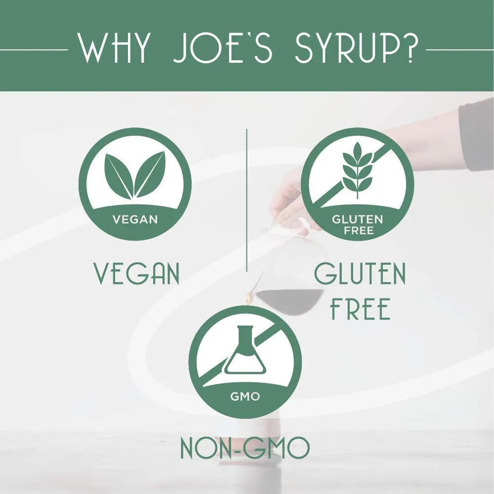 Sirope Organico De Azucar Natural Sabor Vainilla 750 Ml Joe's Syrup