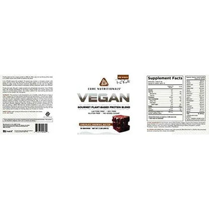 Mezcla De Proteínas Plantadas 21G Sabor Chocolate Brownie Batter Vegano Sin Gluten