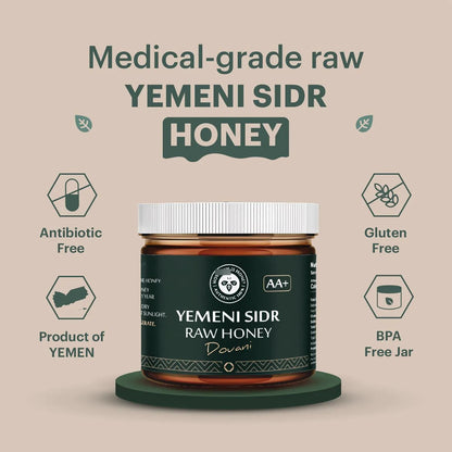 Miel Cruda Grado Aa Royal Premium Yemení Auténtica De Douani