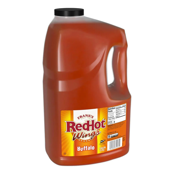 Salsa Franks Redhot Buffalo Wings 3.78 L Picante 128 Oz Sabor Autentico Y Versatil