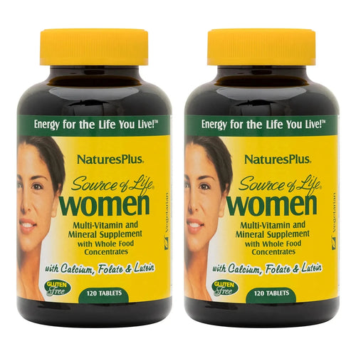 Multivitamínico Para Mujeres Source Of Life 120 Tabletas Con Hierro Y Calcio