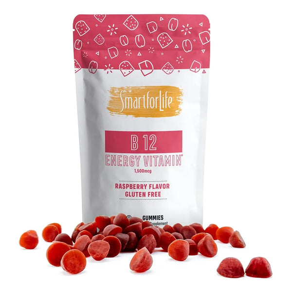Gomitas Vitamina B12 1500 Mcg Sabor Frambuesa Energía Metabolismo