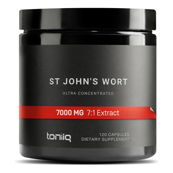 Capsulas Hierba De San Juan Ultra Concentradas 1000 Mg 7X Extracto Puro Hipericina 03 120 Unidades