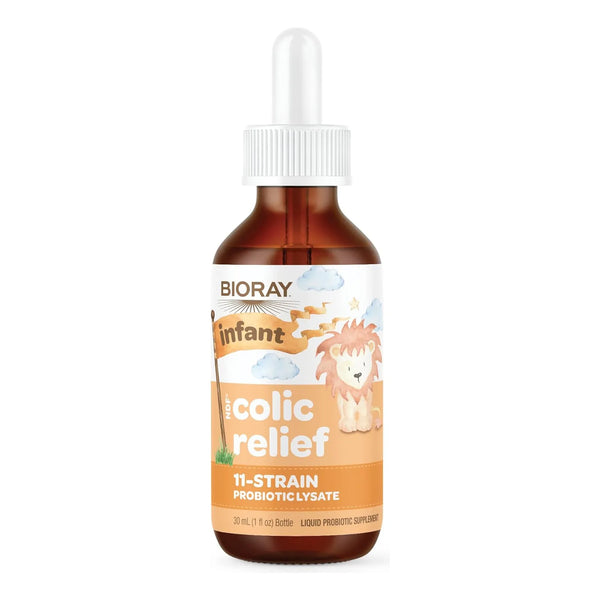 Bioray Alivio Colicos Bebes 30ml Lisado Probiotico 11 Cepas