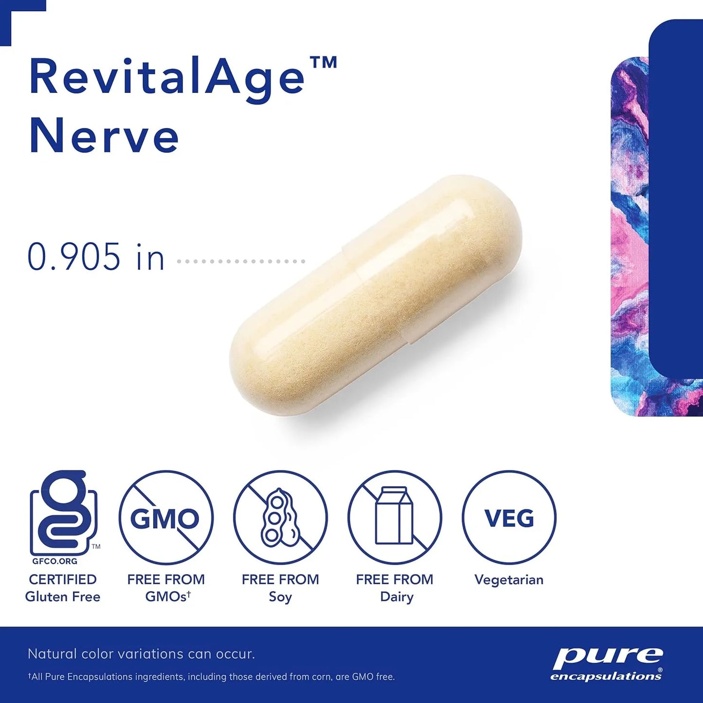 Pure Encapsulations Revita Age Nerve Suplemento Hipoalergenico 120 Capsulas Apoyo Cardiovascular Y Neurocognitivo