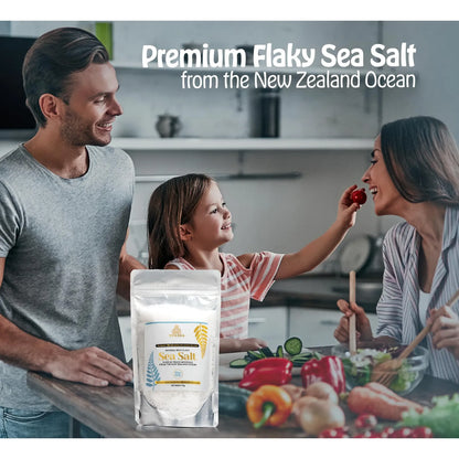 Sal Marina Escamosa Premium De Nueva Zelanda 250g 84 Minerales Natural