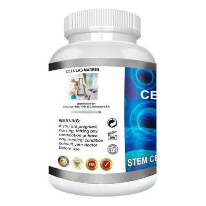 Capsulas Algas Verde Azul Antienvejecimiento 4 Celulas Madres 240 Unidades