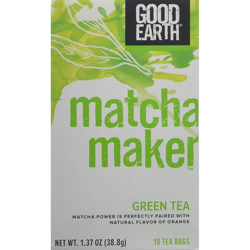 Good Earth Tea Matcha Maker Pack De 3 Paquetes Con 18 Bolsitas Cada Uno