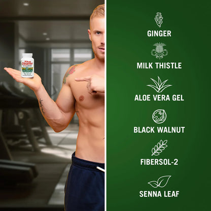 The Cleaner Detox Limpieza Interna Completa 14 Días 104 Cápsulas Hombres