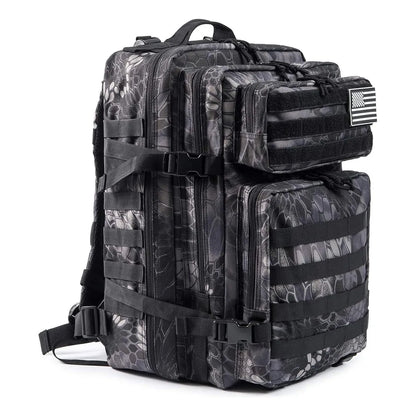 Mochila Táctica Militar QT&QY 45L Resistente Espaciosa y Versátil