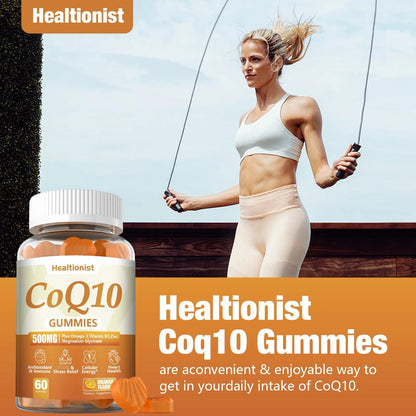 Gomitas Coq10 500 Mg Con Omega 3 Y Magnesio Absorcion Mejorada