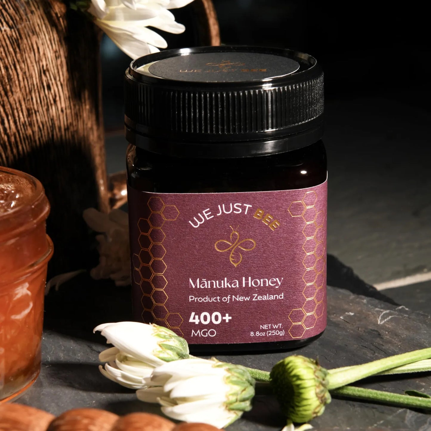 Miel De Manuka Cruda MGO 400+ 100% Pura Origen Sostenible Nueva Zelanda