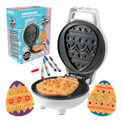 Waflera Eléctrica Waffle Wow Mini Para Gofres En Forma De Huevo De Pascua