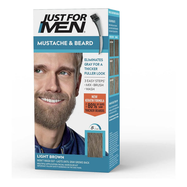 Tinte Bigote Barba Just For Men Cubre Canas Con Biotina Y Aceite De Coco