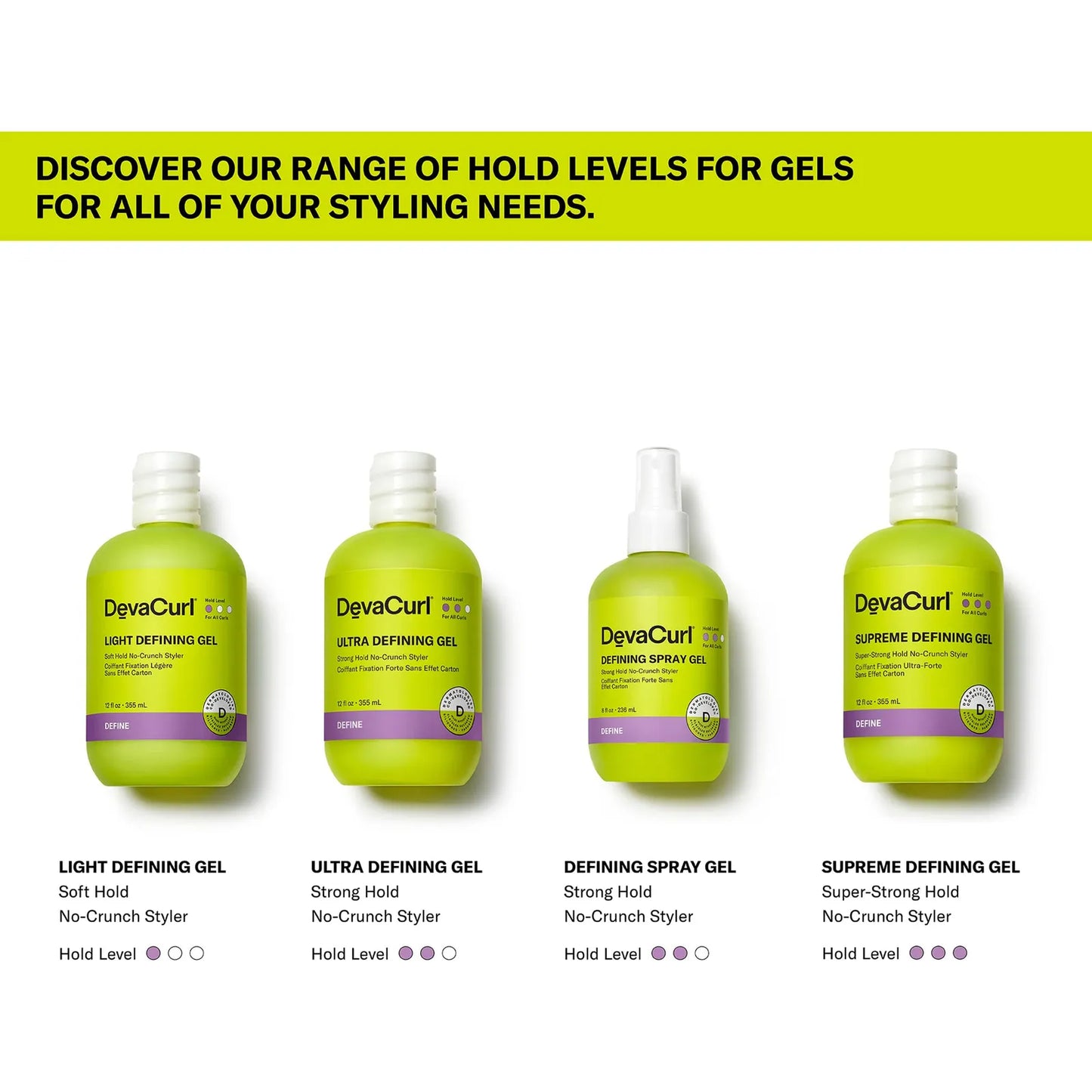 Gel Ultra Defining Strong Hold No Crunch Styler Fijacion Profesional Sin Residuos