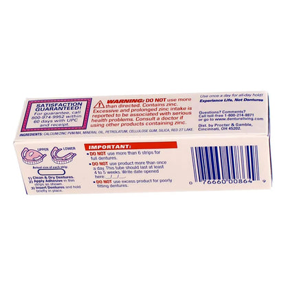 Crema Adhesiva Para Dentaduras Fixodent Sujeción Fuerte Y Duradera Paquete De 6 Unidades