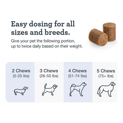 Masticables Kradle Para Movilidad Articular En Perros Con Glucosamina Y Condroitina