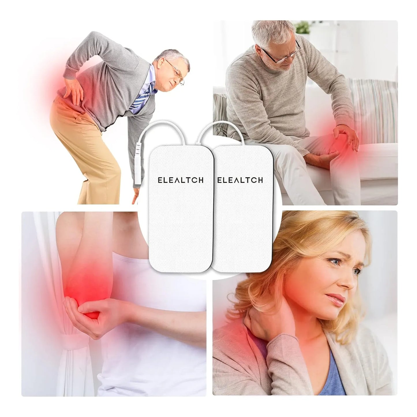 Almohadillas Electrodo Compatibles TENS 7000 Alivia Dolor Muscular 30 Piezas