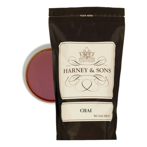 Té Chai Negro Especiado Con Cafeína 50 Bolsitas Harney Sons