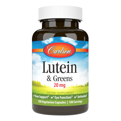 Luteina Y Verduras 20 Mg 180 Capsulas Soporte Vision Antioxidante