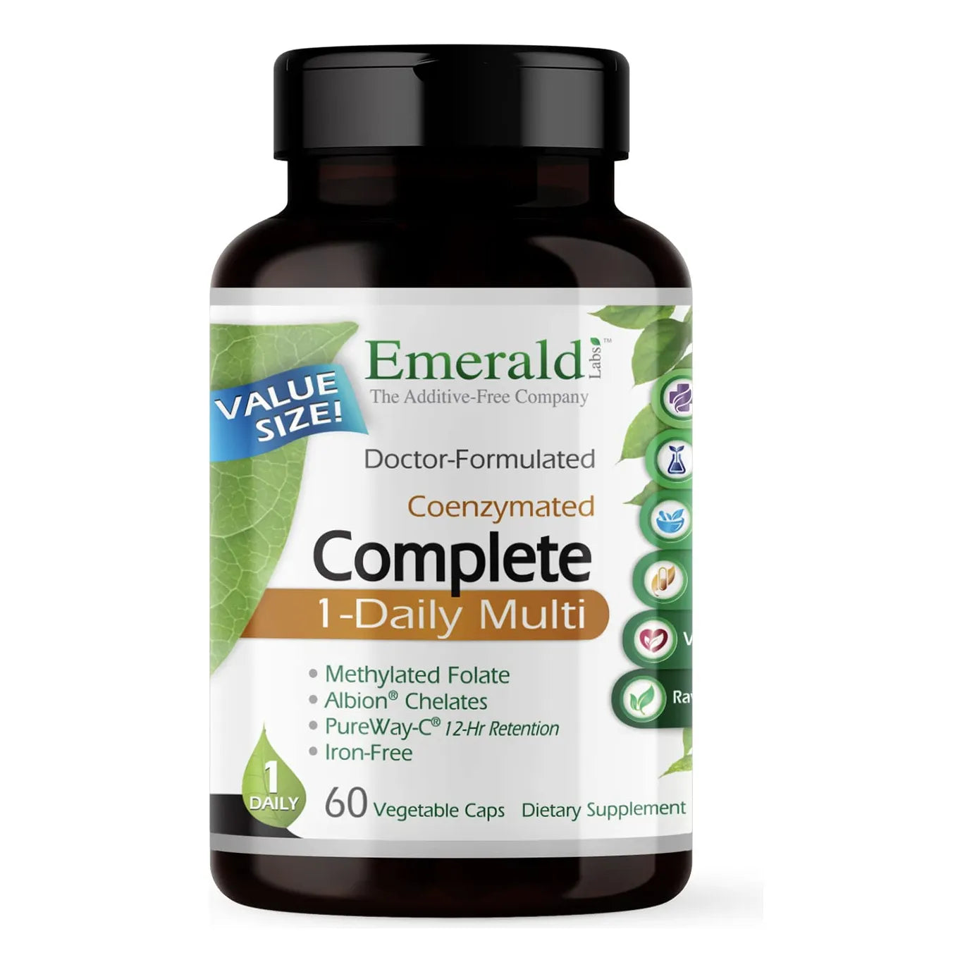 Multivitamínico Completo Con Coenzimas Folato Metilado 60 Cápsulas