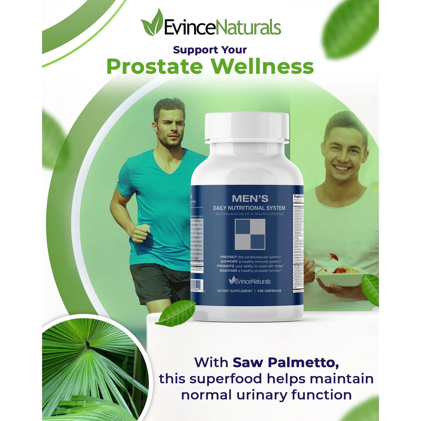 Evince Naturals Sistema Nutricional Diario Hombre Multivitaminico 30 Porciones