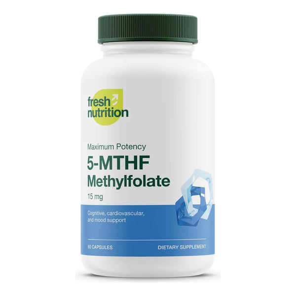 L Metilfolato 15 Mg 5 Mthf 60 Capsulas Alta Biodisponibilidad