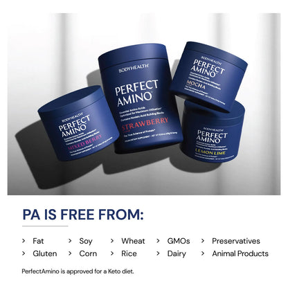 Perfectamino Bcaa Eaa Polvo Energizante Moca 30 Porciones