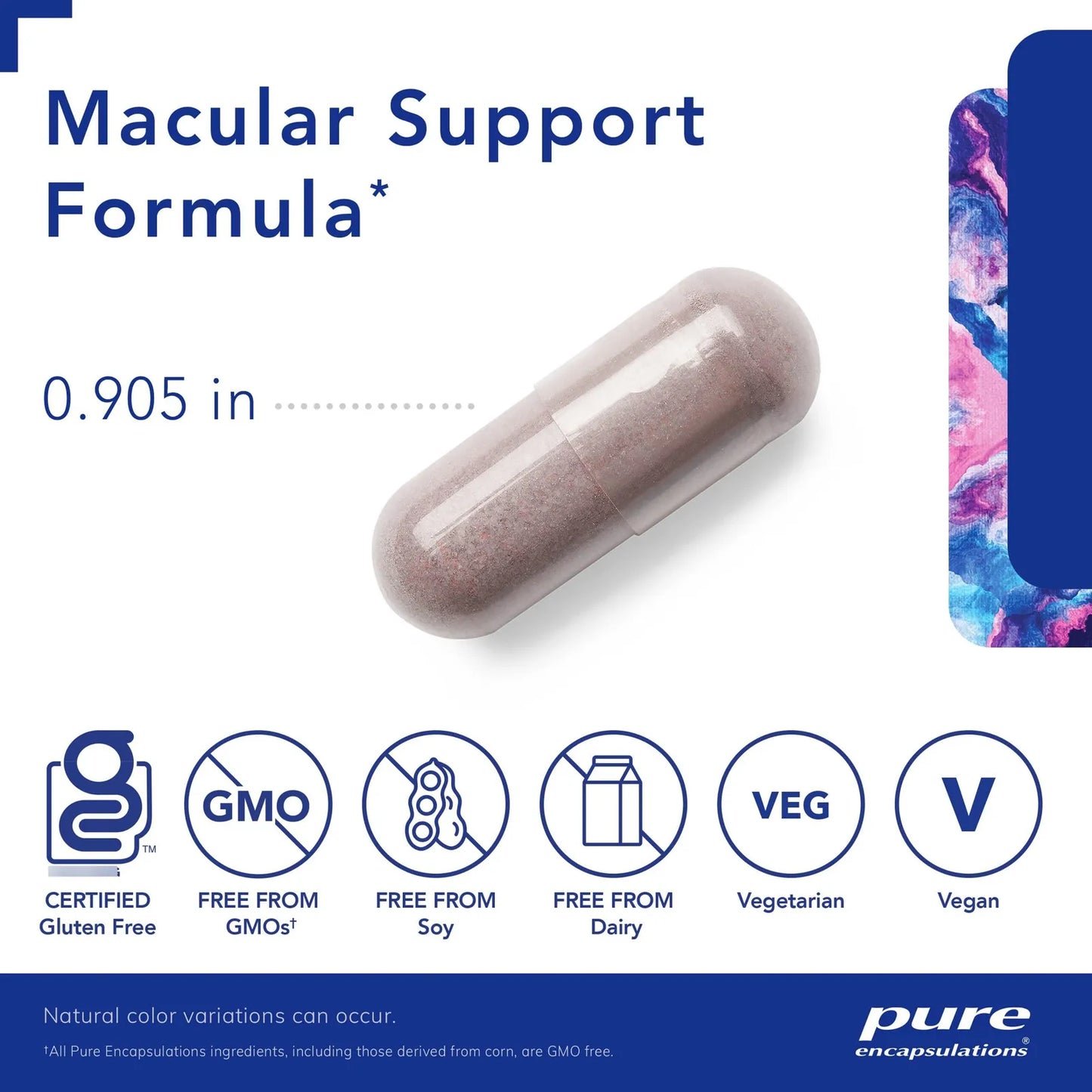 Suplemento Antioxidante Para Apoyo Macular 120 Capsulas Hipoalergenico