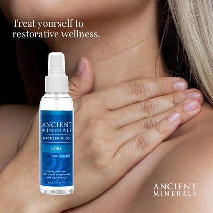 Aceite De Magnesio Ultra Spray Con MSM Recuperación Muscular Y Piel Nutrida
