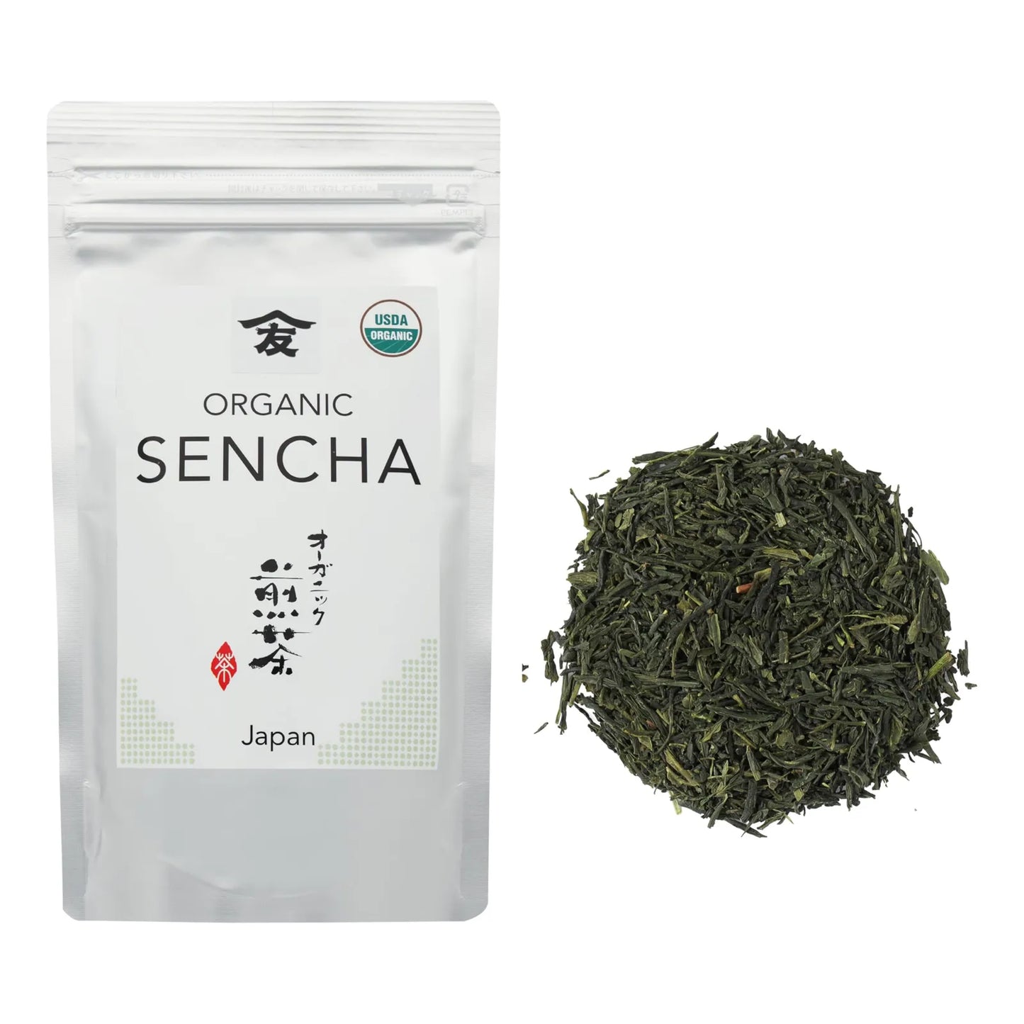 Té Verde Japonés Sencha Orgánico Hoja Suelta Certificado Uji Kyoto 3.5 Onzas