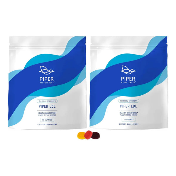Gomitas Para Colesterol Piper LDL Con Esteroles Vegetales 2280 Mg Veganas